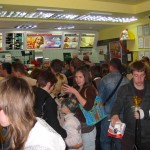This photo was taken by the author inside the lone McDonalds in Sevastopol, Ukraine on a weekday afternoon. The crowd size is standard.